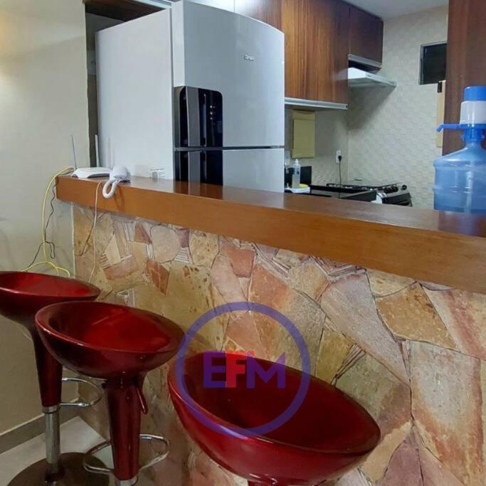 Flat Varandas Ponta Negra-Efm408 Natal Kültér fotó